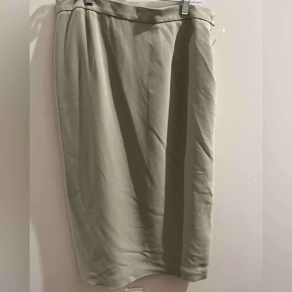 ⭐️ NWT - Vintage Rena Rowan Suit Skirt - Light pastel green - Size 14 sku#2 - Picture 8 of 8